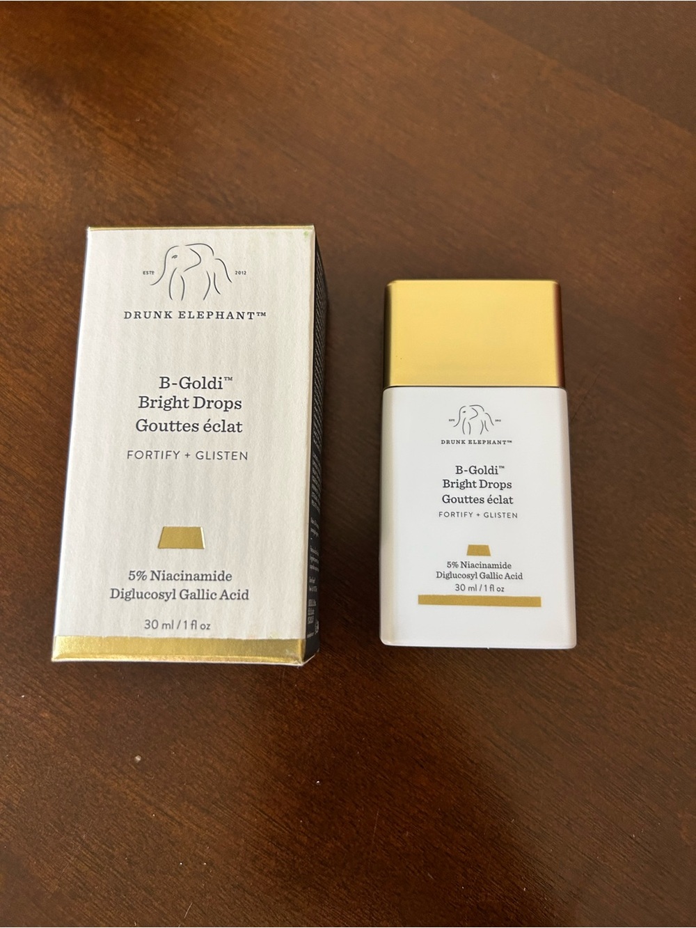 Drunk Elephant B-Goldi Bright Drops with Niacinamide 30 ml MSRP $39